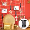 10pcs Rusts Resistant Hangers Heavy Duty Grid Wall Hooks Rustproof Metal Hooks For Decorative Storage Solution