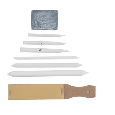 Strumenti per Schizzo Disegno Professionale Set di Sfumini Multifunzionali con Gomma Pane Carta Vetrata per