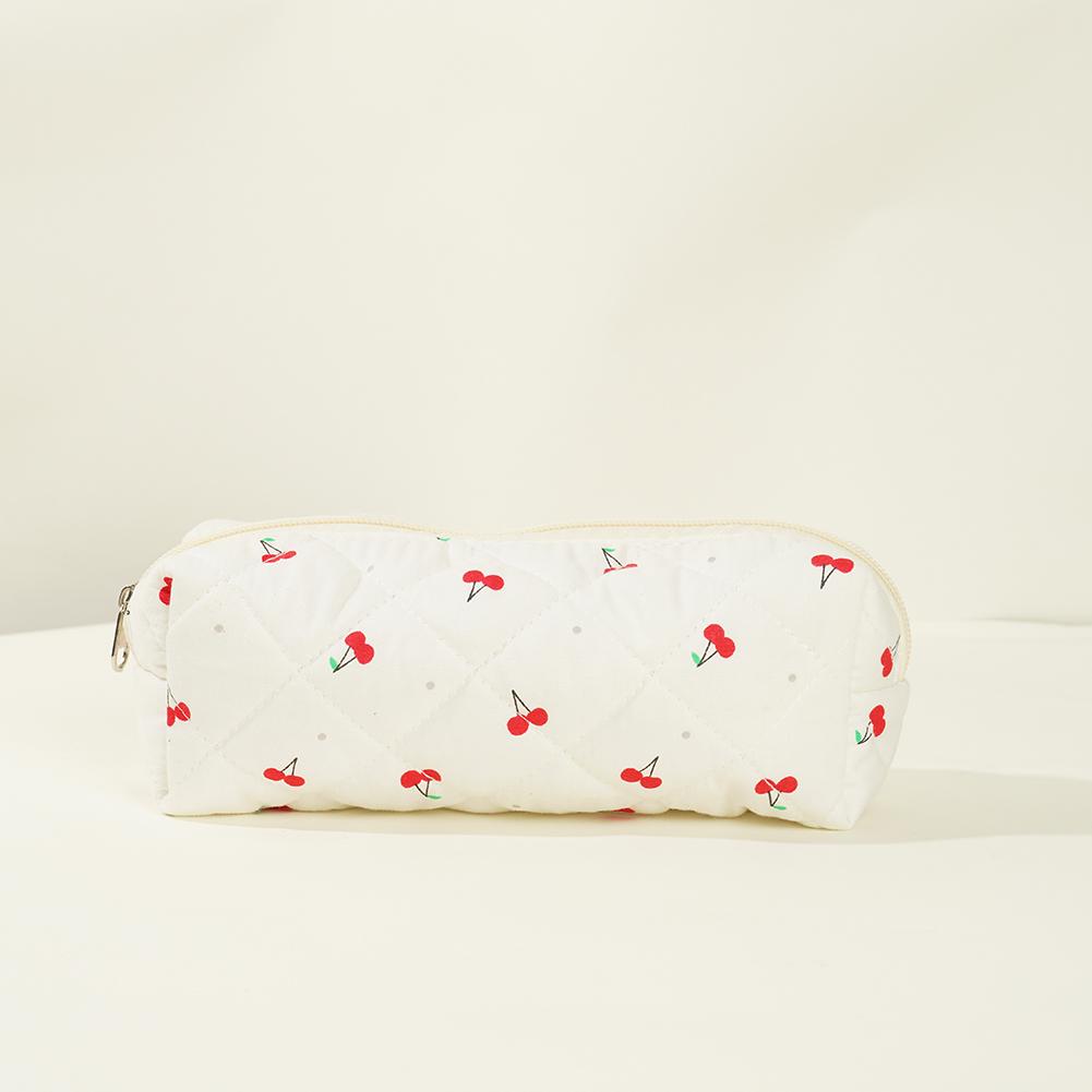 Women Quilted Makeup Bag Cosmetic Organizer Bag Large Capacity Aesthetic Cosmetic Bag Cosmetic Clutch Bag Outdoor Travel Bag