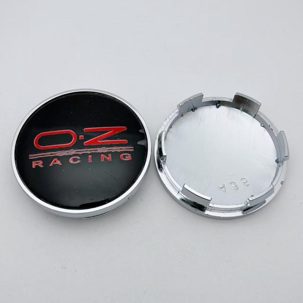 4pcs 65MM Car Wheel Center Caps with OZ O.Z Racing Logo Emblem Car Accessories for Wheels Hub Hubcaps Auto Rim Center Cover