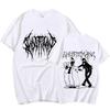 Unisex Unisex Print Tshirt Fashion Hip Hop Metal Gothic Rock T Shirt Loose Streetwear Summer Loose Sport T Shirt Short Sleeve