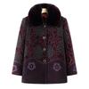 Grandma winter velvet thickened coat old woman mother winter padded coat mother-in-law old lady padded jacket