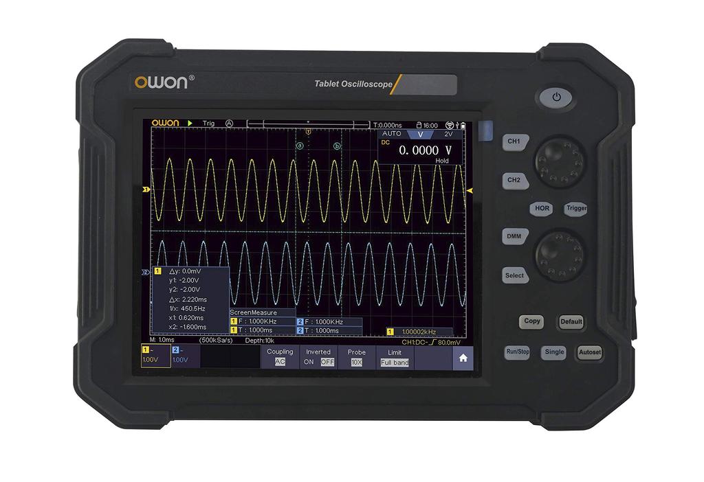 OWON Tablet Digital Oscilloscope TAO3102 2CH 100MHz ADC 40M High Sensitivity High Cost Performance Year Warranty from Japanese 1GSa/S 8-bit [3