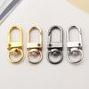 100Pcs Delicate Zinc Alloy Swivel Clips Carabiner Clip Swivel Triggers Dog Buckle KeyRing for Creative DIY Projects