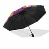 1pc Psychedelic Mandala Automatic Open/Close Umbrella, Formal Events - Ideal Gift for Family or Friends, Outdoor Accessory yy251211247