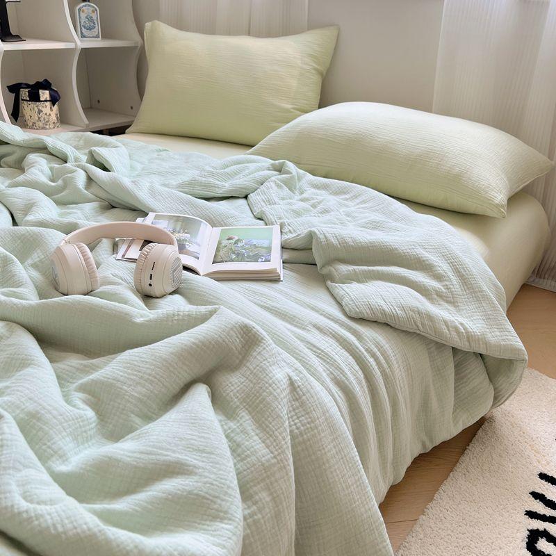 Simple Cooling Air-Conditioning Summer Cool Quilt Twin Summer Fully Washable Dormitory Single Thin Blanket