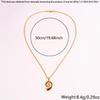 Vintage Ocean Seashell Stainless Steel Clavicle Necklace for Women - High-End Titanium Jewelry