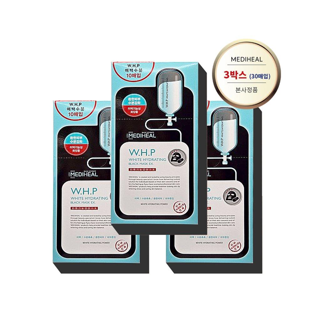 

Mediheal W.H.P Whitening Moisture Black Mask Pack EX 25g 3BOX (30 pieces)