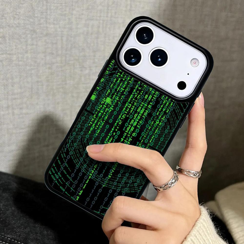 Capa Case for iPhone 17 Air 16 Pro Max 15 Plus 11 13 Mini 14 12 Back Phone Cover The Matrixs Matrix Dictionary
