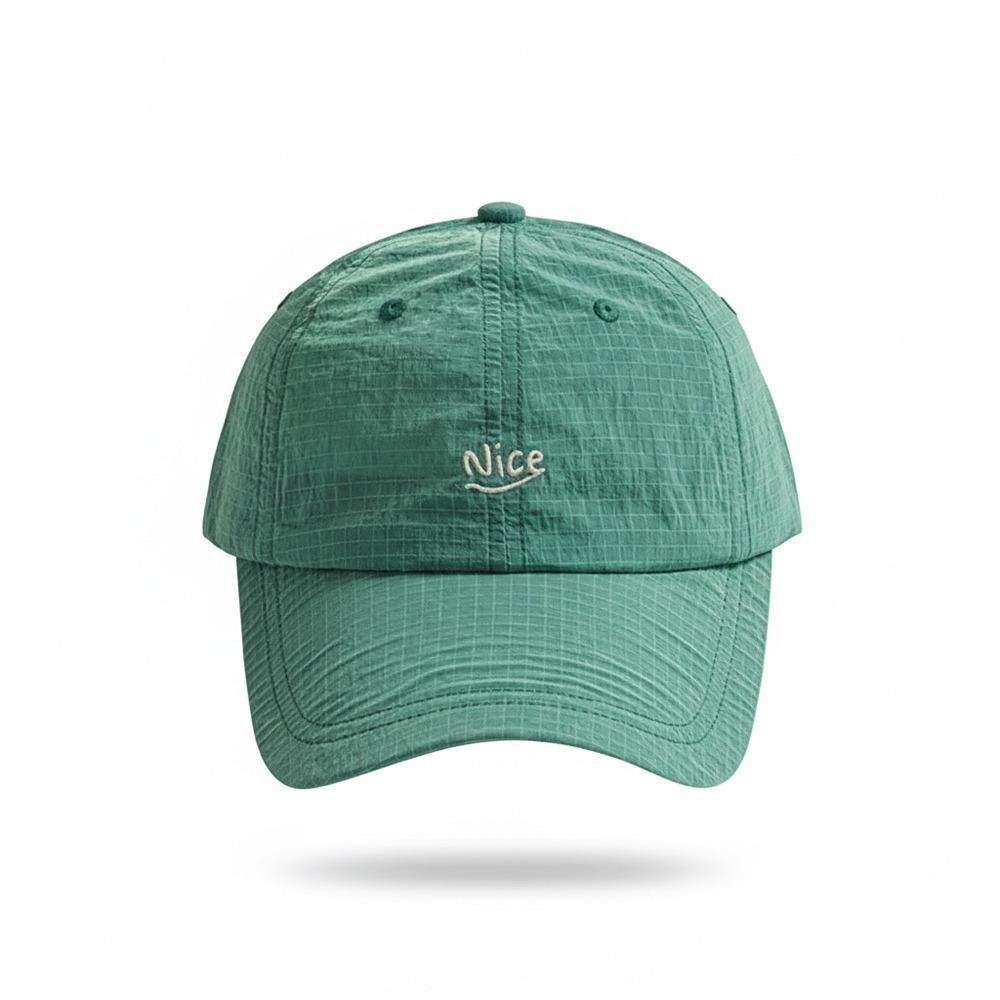 

Quick-drying Thin Sun Cap Plaid Sports Running Cap New Baseball Cap Men Women