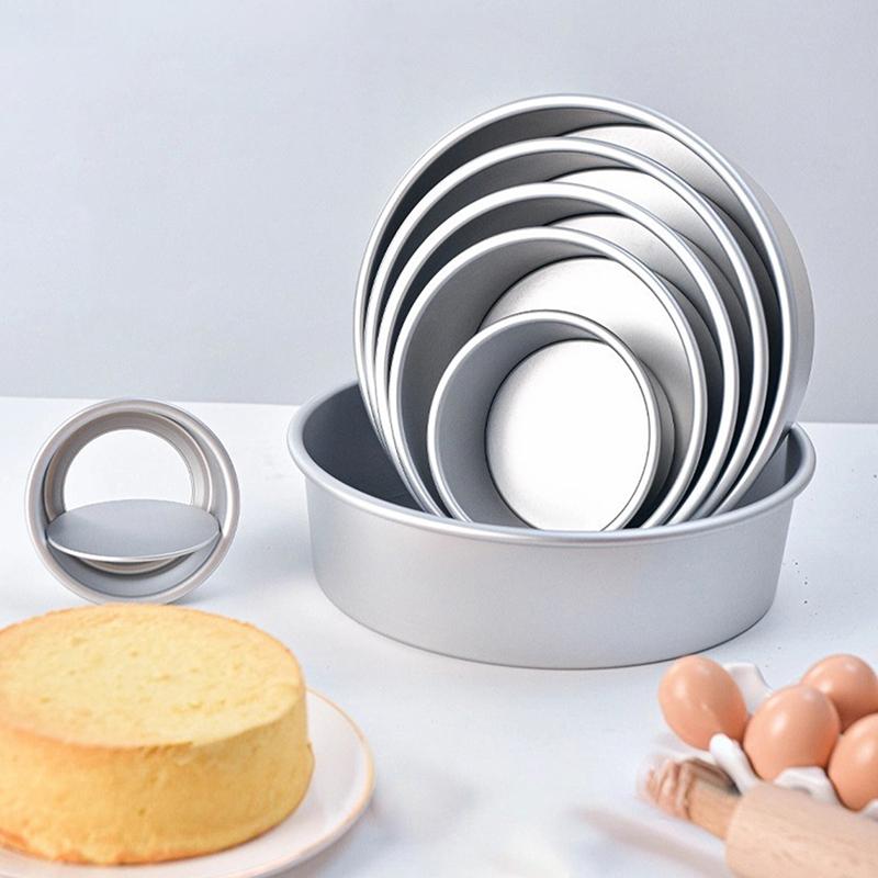 Cake Mould Aluminum Alloy Round Pudding Cheesecake Mold Cake Mold Baking Mould With Removable Bottom Cake Mold Kitchen Tools