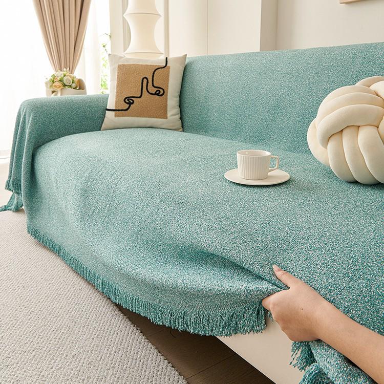 Universal Non-Slip Chenille Sofa Cover – Autumn/Winter, Dirt-Resistant, Full Coverage Cushion Protector