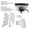 Stainless Steel Skid Plate Guard Chassis Armor for Traxxas 2WD 1/10 RC Car Upgrade Parts