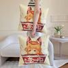 The Helpful Fox Senko San Cartoon Pillow Case Anti-Dustmite Pillowcase Invisible Zipper Silky Sofa Cushion Cover