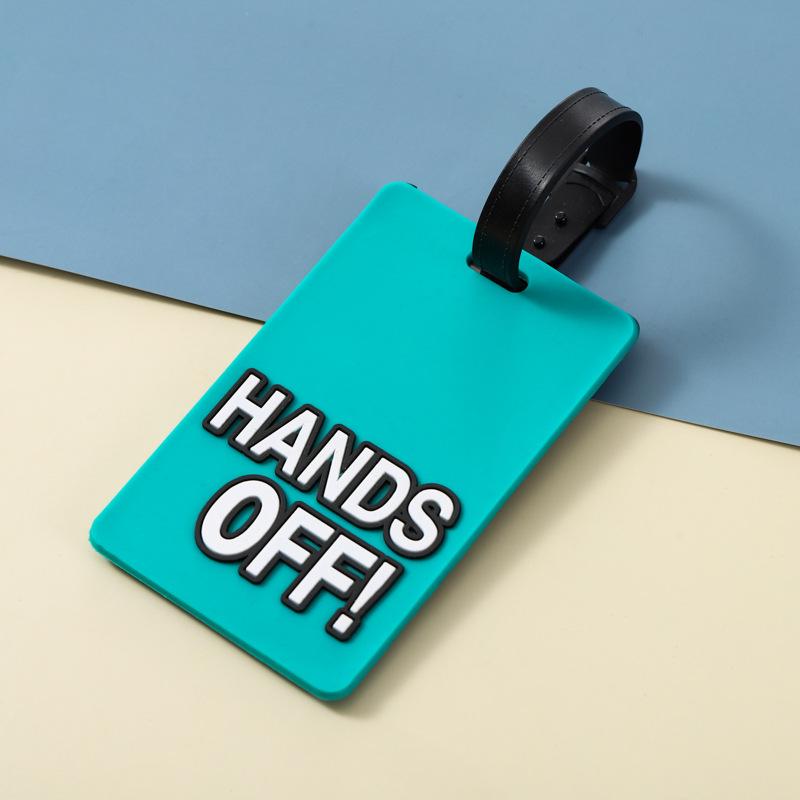 

Soft PVC Rubber Luggage Tag with Boarding Strap and ID/Card Holder