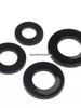White and Black Nylon Flat Washer Set