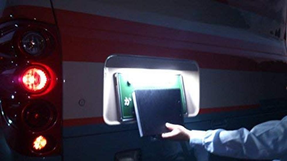 SPIDERLITE LED License Plate Lights for the New Selega and 5050SMD Cool White Set of 2 J-BUS Gala, 18-LED 8500k,