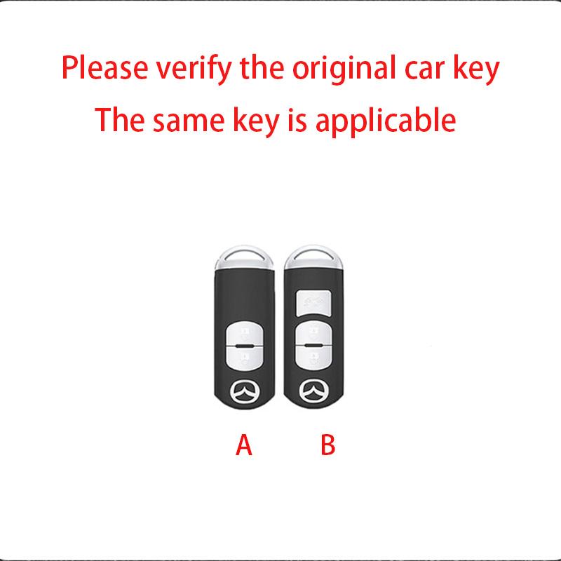 Alloy Auto Smart Key Fob Cover Case Housing Remote Fit For Mazda 2 3 6 Atenza Axela Demio Cx-5 Cx5 Cx-3 Cx3 Cx7 Cx-7 Cx-9 Cx9 Mx5 Accessory