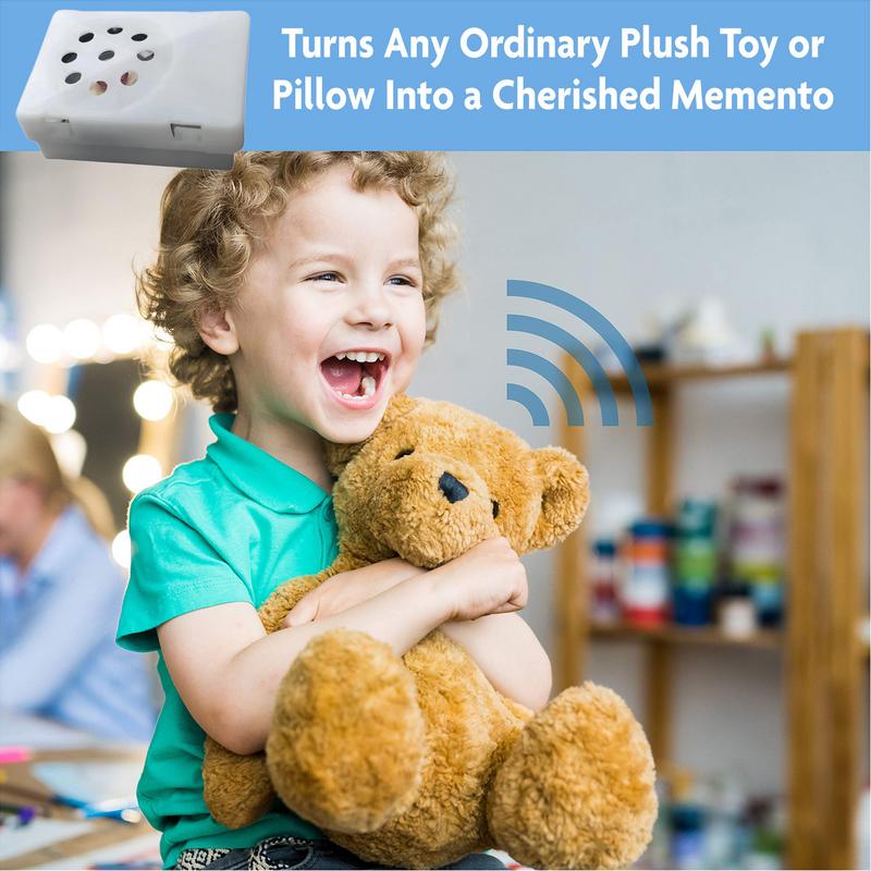 Kids Sound Voice Recorder With Sound And Voice Module Mini Recordable Stuffed Animal Insert Recording Device For Doll