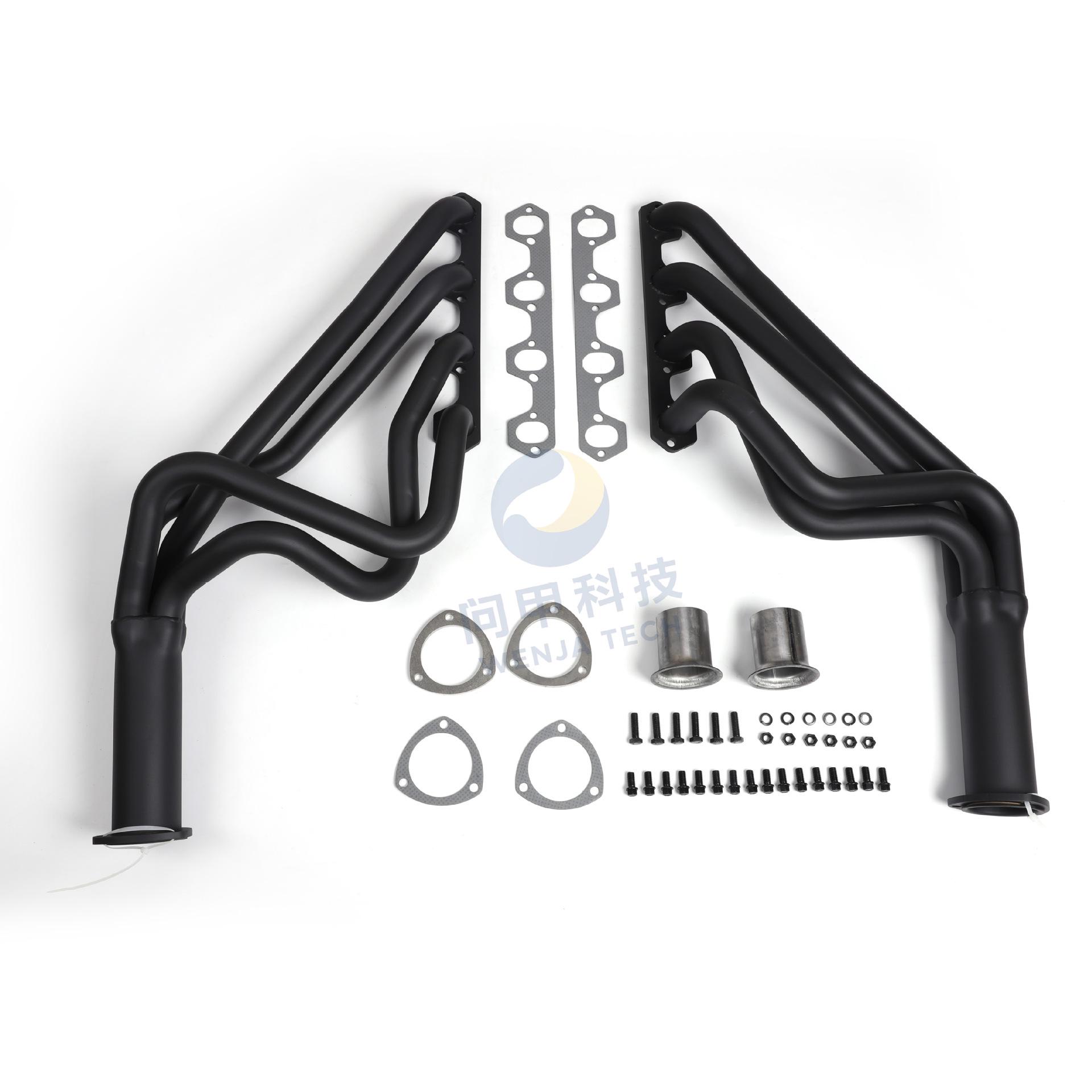 Black Long Tube Exhaust Manifold for 1964-70 Ford Mustang / 1967-70 Cougar Car Exhaust Pipe