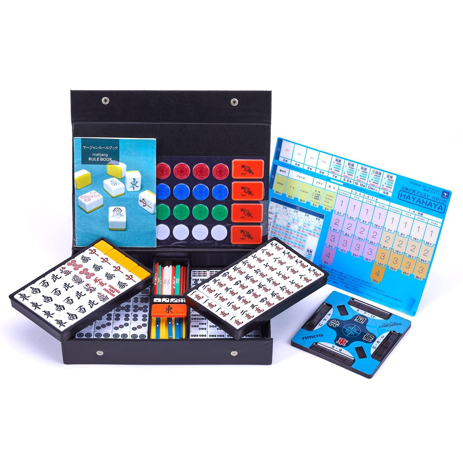 

alban mahjong tiles MASTERS set of color dot sticks hand-made AMOS Full червоний