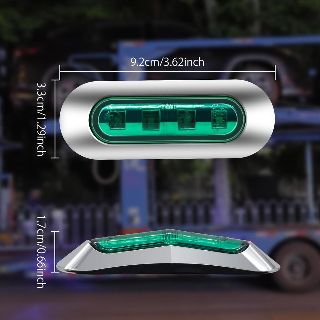 Ygmylandbb Marker Lamp LED Side Marker Width Light Roadside Light