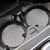 2 Stück Auto Rutschfest Wasserbecheruntersetzer Diamant Auto Untersetzer Wasserbecher Einsatz Untersetzer Pads Universal Auto Getränkehalter Innenzubehör