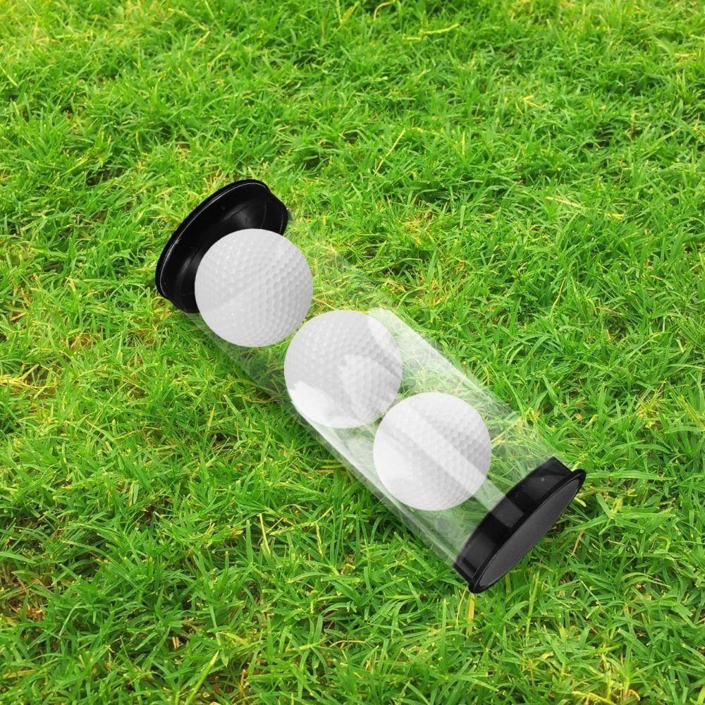 Plastic Golf Ball Tube Barrel Transparent Displaying Golf Balls Collectors And Enthusiasts