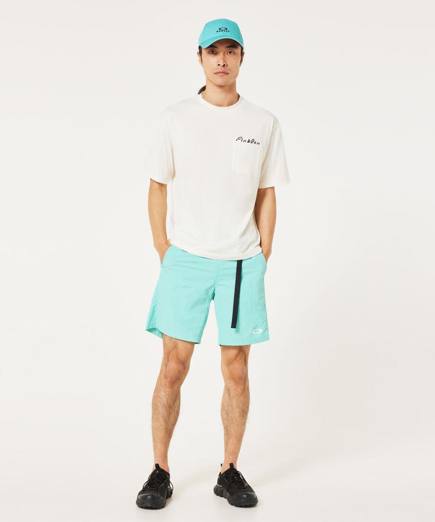 Okeulli (Unisex) Japan Enhance Almighty Shorts 8.5 Inch - Aqua Green / Foa40759178K