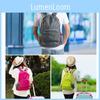 Casual Collapsible Backpack With Breathable Nylon Material For Leisure Trips