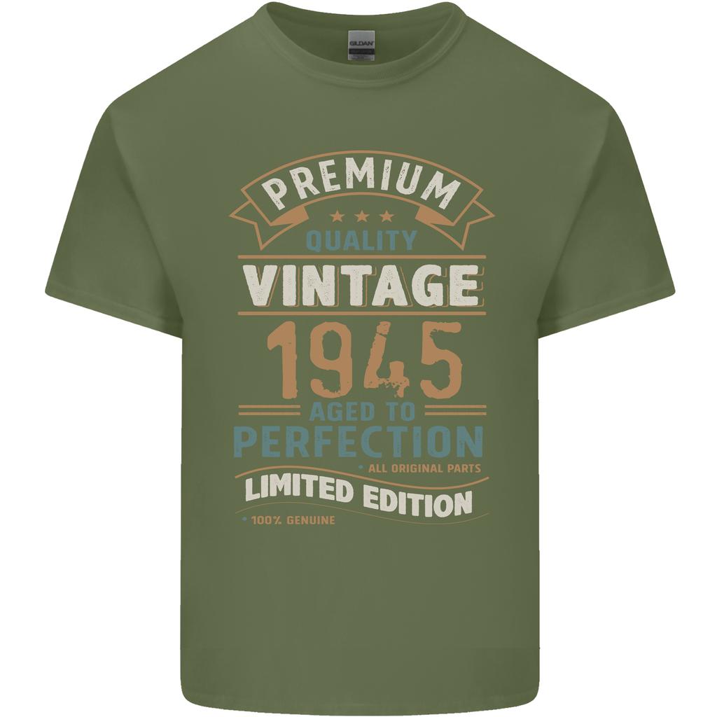 Premium Vintage 81st Birthday 1945 Unisexs Light Cotton TShirt