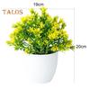 TDStore Artificial Flowers Realistic Simulated Plastic Artificial Potted Flower for Home Decor