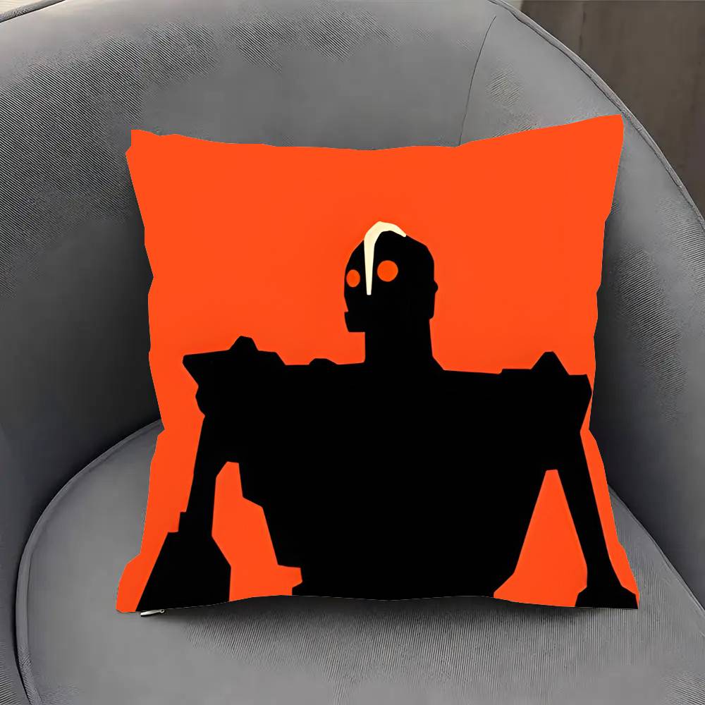 The Iron G-Giant Animated Movie Pillow Case Sofa Cushion Cover Room Home Decoration