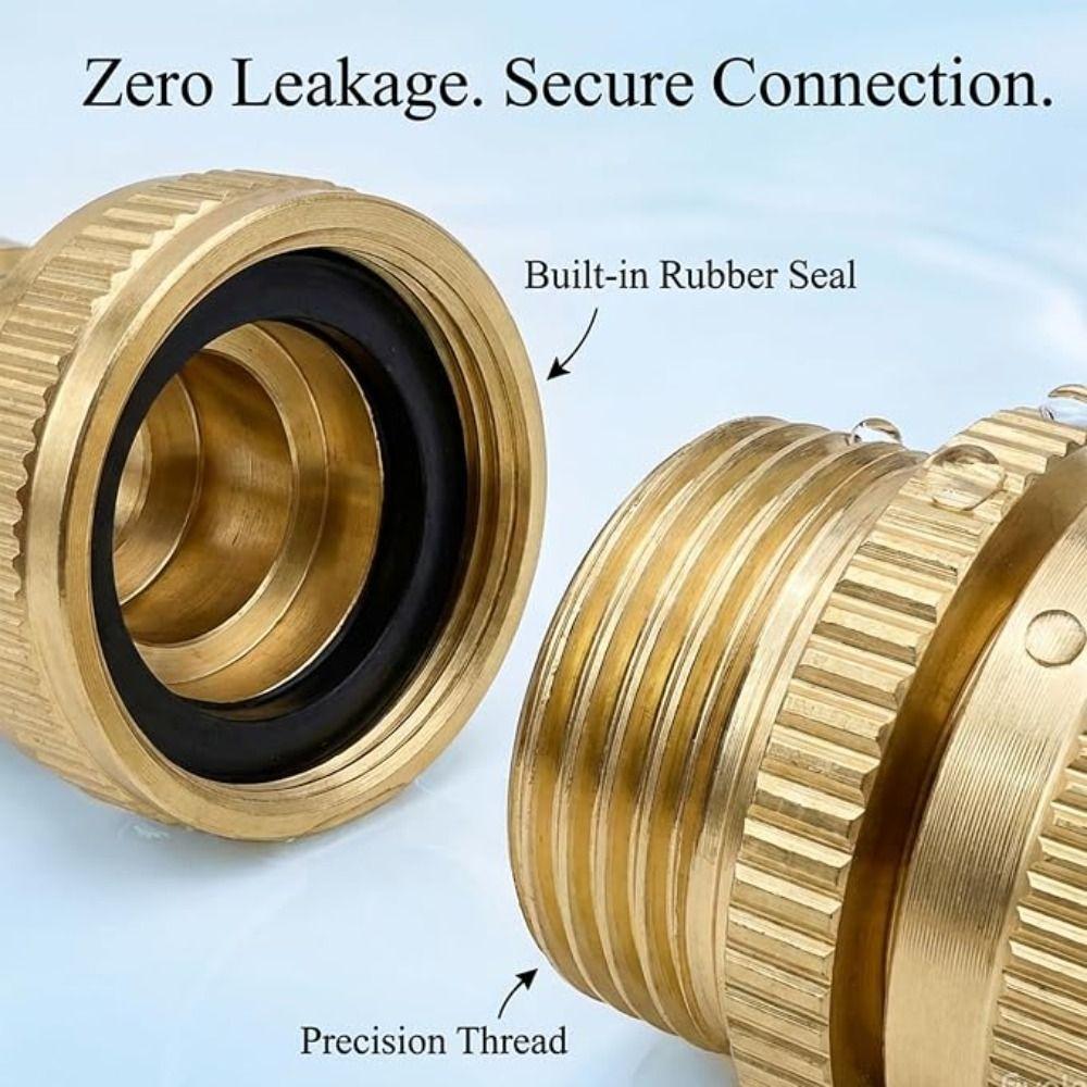 Female/MaleThread Quick Connector Brass Brass Quick Connector Tap Connector Gardening
