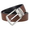 Pin Buckle Belt, Punched Belt, Men First Layer Cowhide Belt