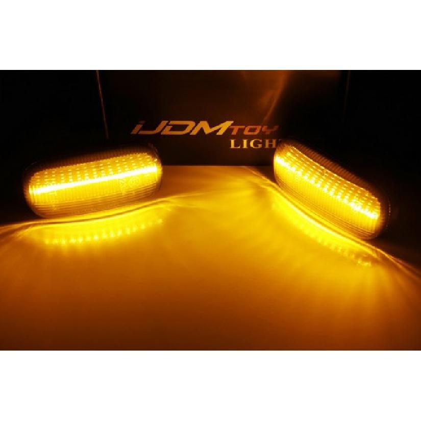 Amber LED Side Marker Lights For JDM Spec Honda/Acura RSX Integra Civic EP3