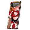 Himiko Toga Waifu Anime MHA Cover Phone Case For Samsung Galaxy Z Flip 7 6 5 4 3 5G Flip7 Flip6 Flip5 Flip4 Flip3 Black Fundas S