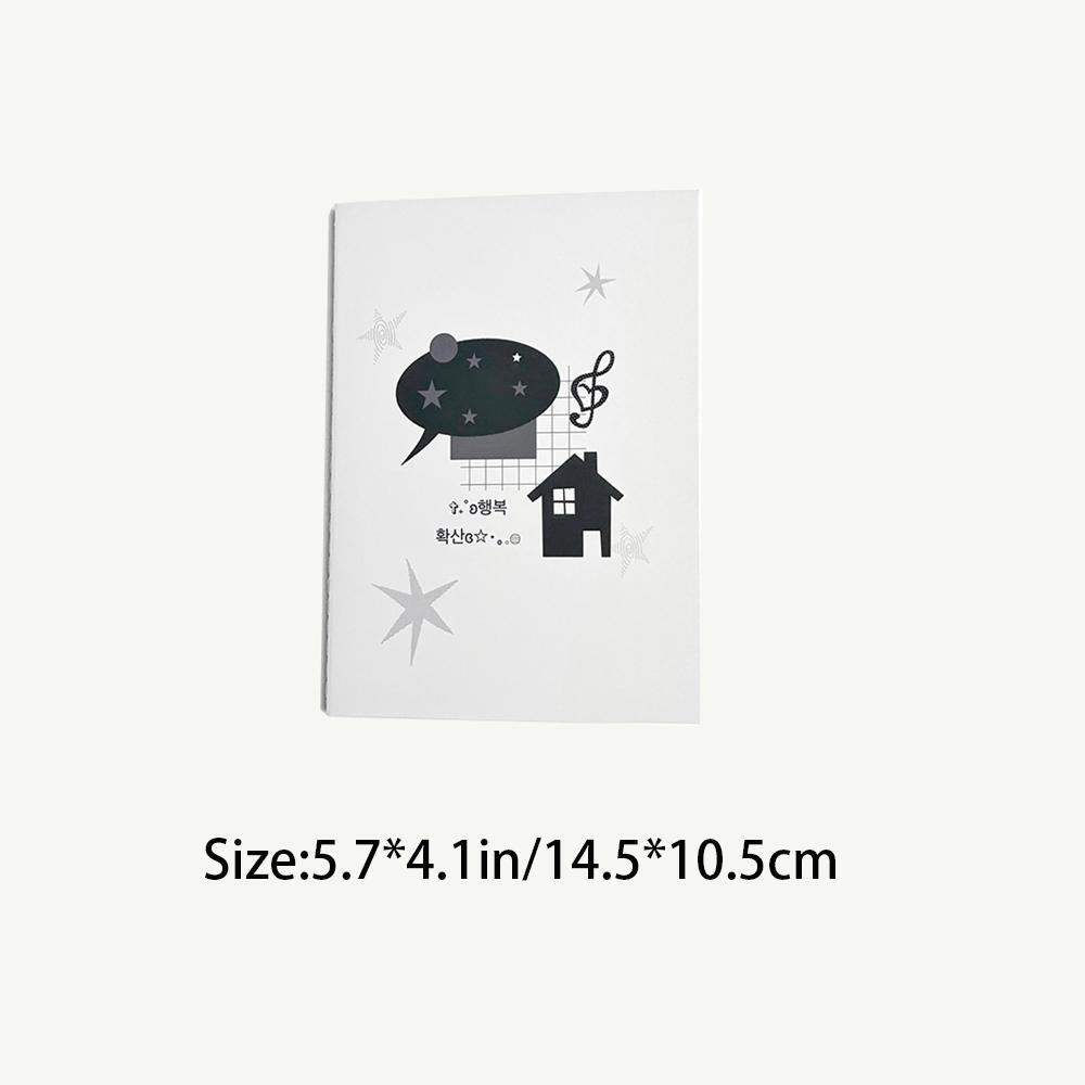 Mini Clover House Strawberry Ins Wind Set Page Collage Booklet Diary High Beauty Notebook. Color inner page