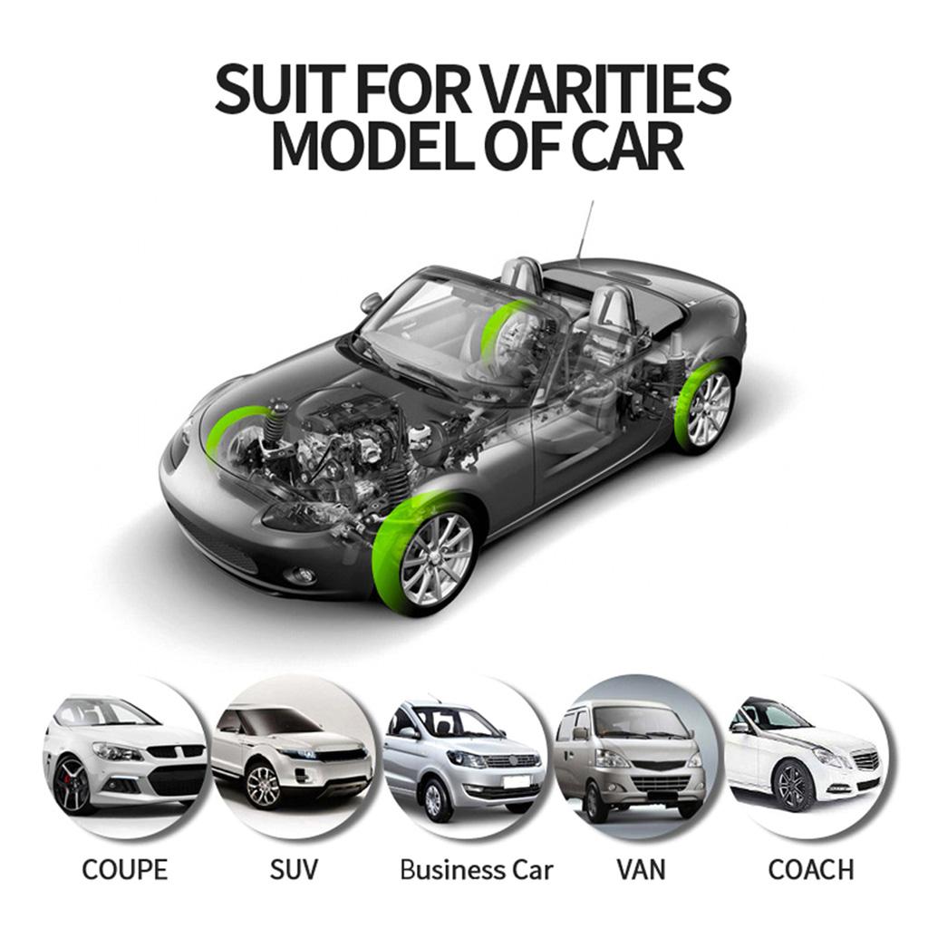 Car TPMS Tire Safety Monitoring System Solar Power Digital LCD Display Auto Security Alarm External Tyre Pressure Sensor