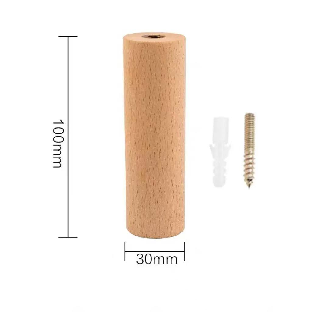 Walnut Solid Wood Coat & Hat Hook: Original Finish