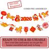 2pcs Chinese New Year Banners 2026 Year of Horse Party Banner Decorations for Lunar New Year Party Decorations Spring Festival Party Supplies