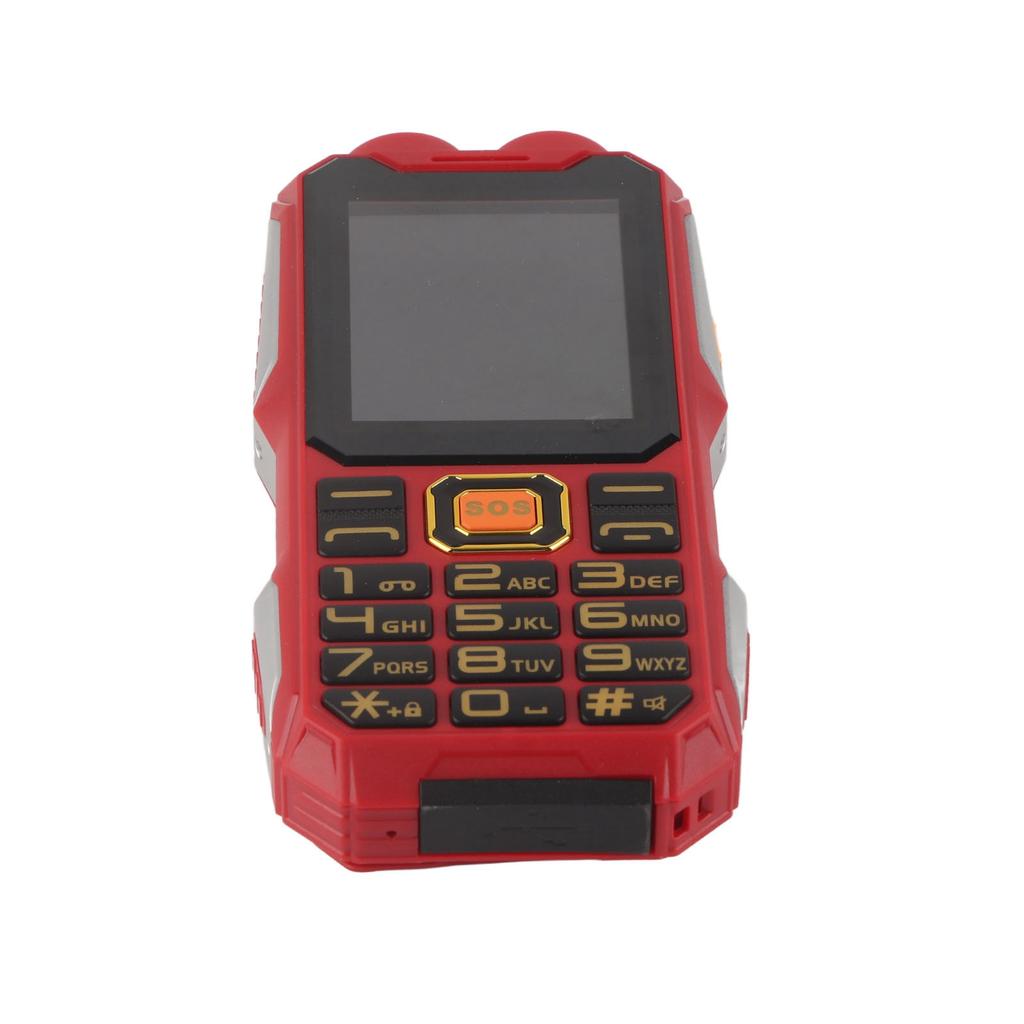 2,4 Zoll 1,3 MP Großtasten-Doppelkarten-Seniorenhandy Bluetooth 2G SOS Großtasten-Mobiltelefon für ältere Menschen