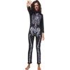Jumpsuit Tights Costume Halloween Costume Skull Ghost Bride