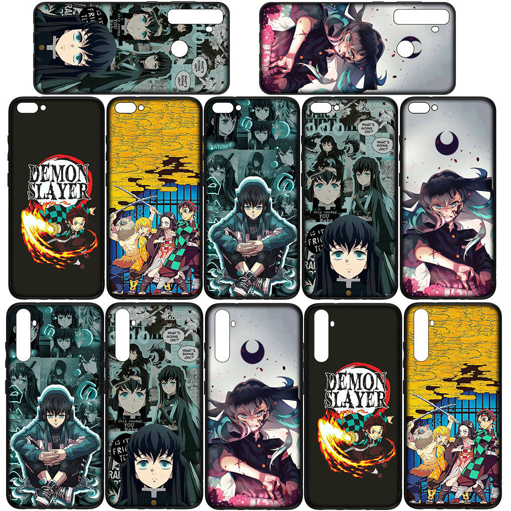 For Samsung Galaxy S25 S24 S23 S22 Ultra FE Plus A17 A37 A57 A56 A55 A06 A16 A15 A36 A26 A35 A05 A54 Case Muichiro Tokito Demon Slayer Kamado Tanjiro