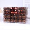 100-Piece Christmas Tree Ornament Set: Shiny, Hollow 3-6cm Balls