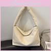 Sac à épaule unique mignon style coréen tendance Sac fourre-tout décontracté Sac à main en noir blanc kaki et vert