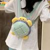 Cartoon Plush Doll Backpack Marine Book Bags Fashion Turtle School Bag  Birthday Gifts