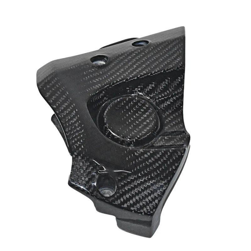 Carbon Fiber Engine Hood For MT 07 MT07 FZ 07 FZ07 2013- Sprocket Cover Motorcycle Accessories 100%