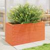 VidaXL Planter Wax Brown 90x40x45.5 Cm Solid Pine Wood, Outdoor Planter, Flower Box, Plant Box, 847270