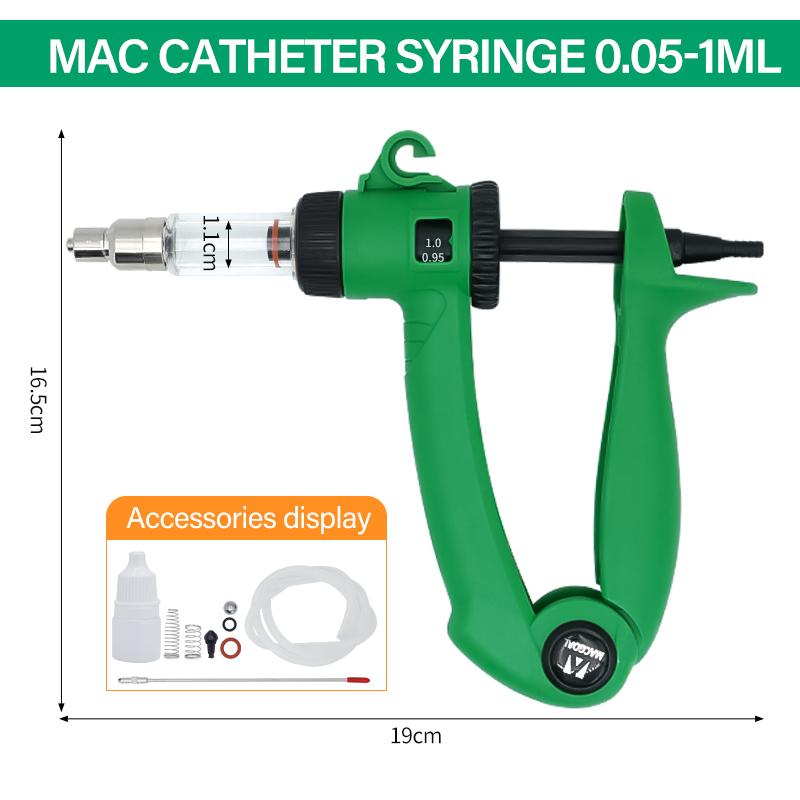 0,5-6 мл Ветеринарный шприц-инъектор для вакцин Животным Автоматический Регулируемый Непрерывный шприц для свиней Крупного рогатого скота Овец Животных